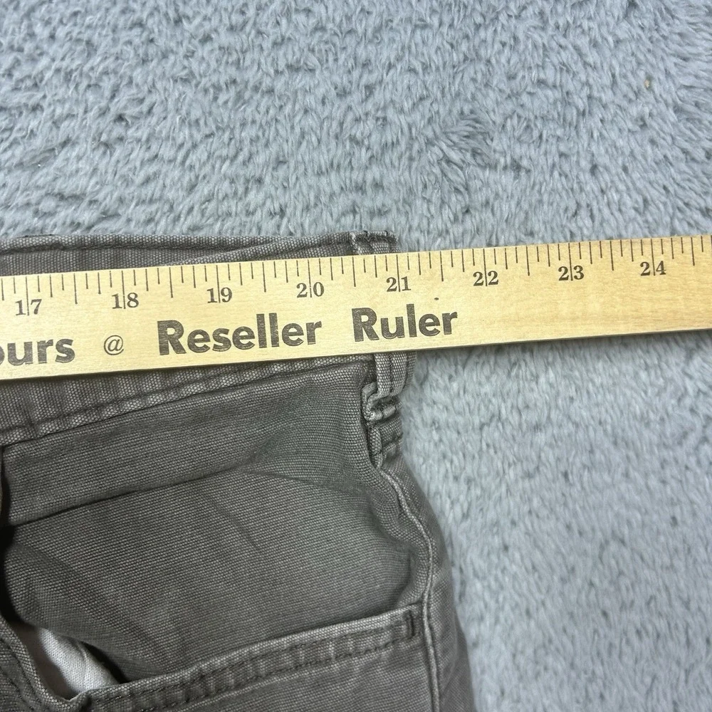 Carhartt Rugged Flex Relaxed Fit 5-Pocket Work Pants Jeans Men's 42x30 Gray SPOT